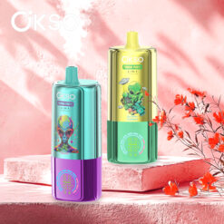 OKSO 3-in-1 70000 Puffs Disposable Vape – Triple Mesh Coil, 48ml E-Liquid, 650mAh Battery, Type-C Rechargeable, LED Display