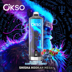 OKSO Shisha Hookah Mega 50000 Puffs Disposable Vape – Triple Mesh Coil, Adjustable Airflow, Type-C Rechargeable