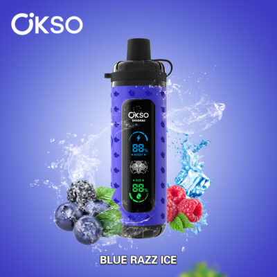 OKSO Shisha Max 40000 Puffs – Mesh Coil , Adjustable Power & Airflow, LED Display, Type-C Rechargeable