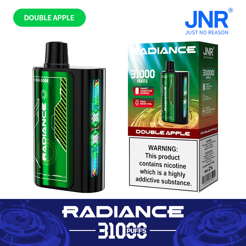 Radiance 31000 Puffs Disposable Vape – Dual Mesh Coil, 950mAh Rechargeable, Smart Animation Screen