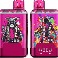 VAPME Crystal 20000 Puffs Disposable Vape – Dual Flavor, 20ml, Type-C, Digital Display