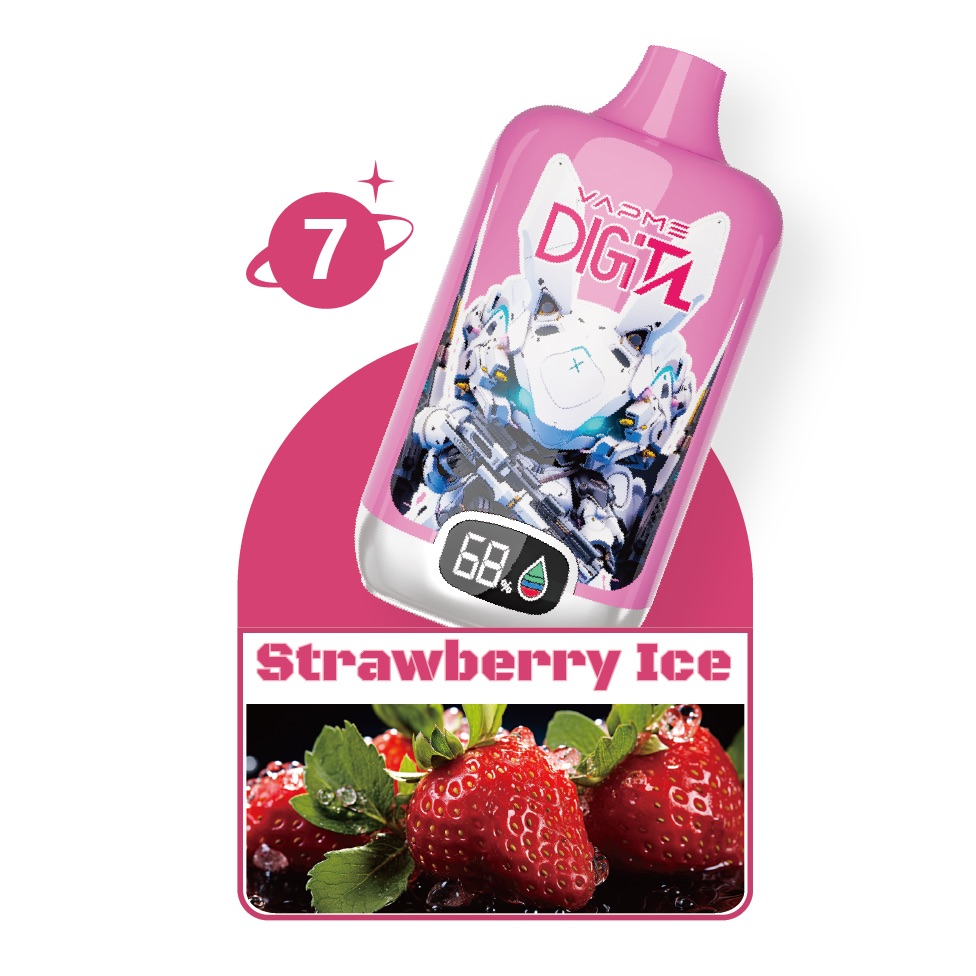 VAPME Digital 12000 Puffs Disposable Vape | 20ml, Mesh Coil, Type-C Charging