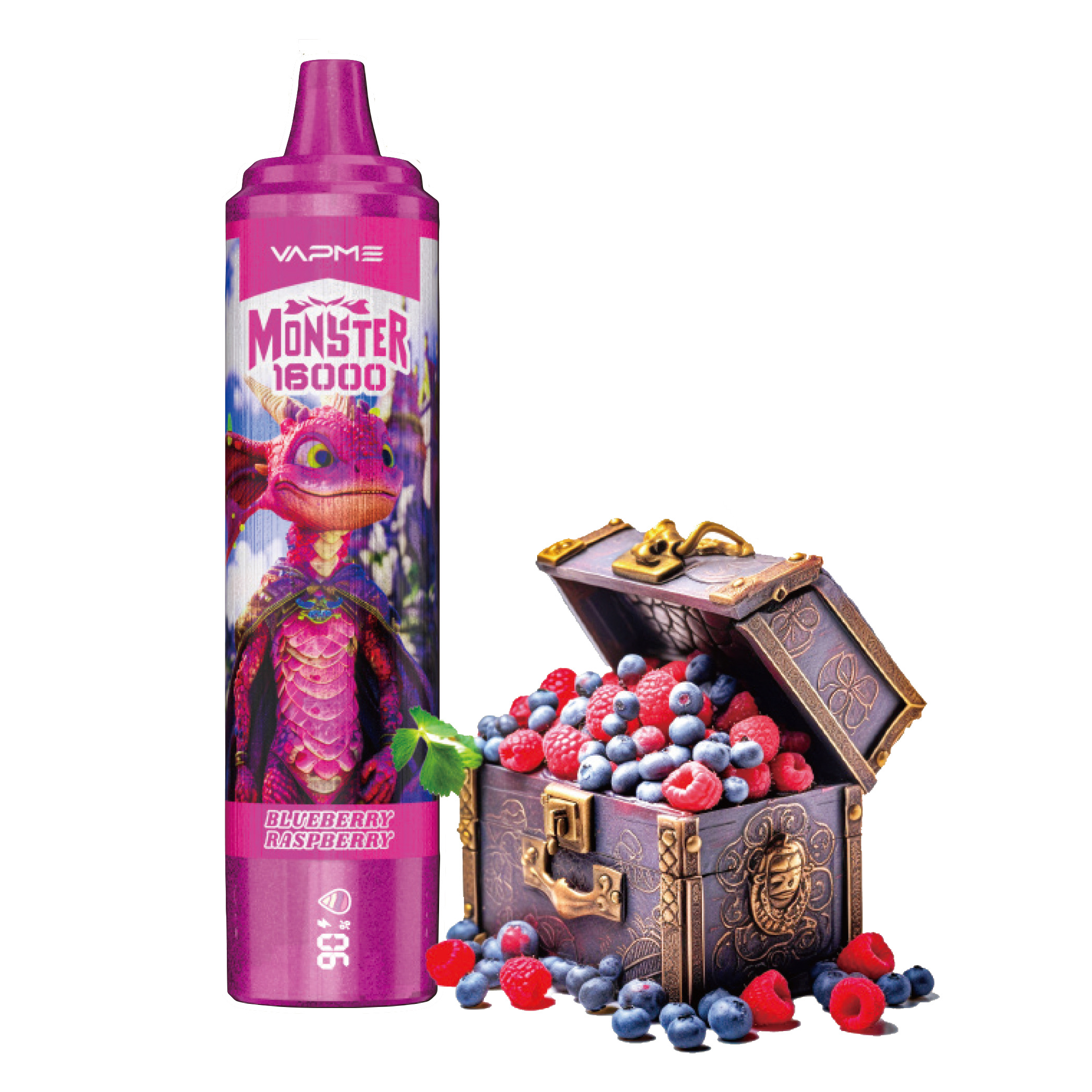 VAPME Monster 16000 Puffs Disposable Vape | 26mL, Mesh Coil, Type-C Rechargeable