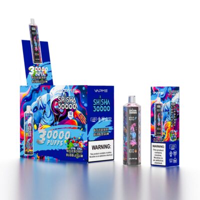 VAPME SHISHA 30000 Puffs Disposable Vape – 36ml Capacity, 800mAh Battery, 0.6Ω Mesh Coil, Type-C Port, DTL Vape