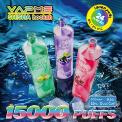VAPME Shisha 15000 Disposable Vape | 25ml, Type-C, DTL, Mesh Coil, 15K Puffs